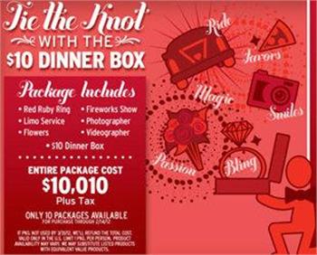 Pizza Hut offers Valentine’s engagement package for $10,010