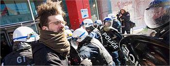 Montreal police use tear gas to control protesting students