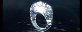 World’s first all-diamond, 150-carat ring created by Swiss jeweler; worth $70 million