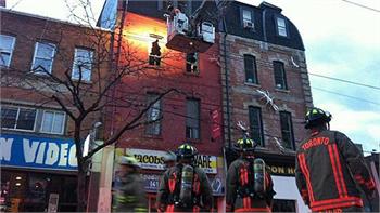 Man severely burned in Queen Street fire