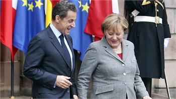 Markets higher ahead of Merkel, Sarkozy meeting