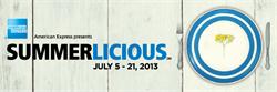 SUMMERLICIOUS 2013 Prix-fixe menus from Toronto's top restaurants