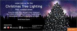 Christmas Tree Lighting - Toronto Entertainment District 