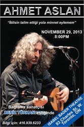 Ahmet Aslan Konseri/Ahmet Aslan Concert - Toronto