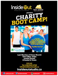 Charity Bootcamp at Skyzone!