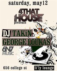 پارتی دی جی تکین - DJ TAKiN & GEORGE LOUKAS - LiVE at Li'LY